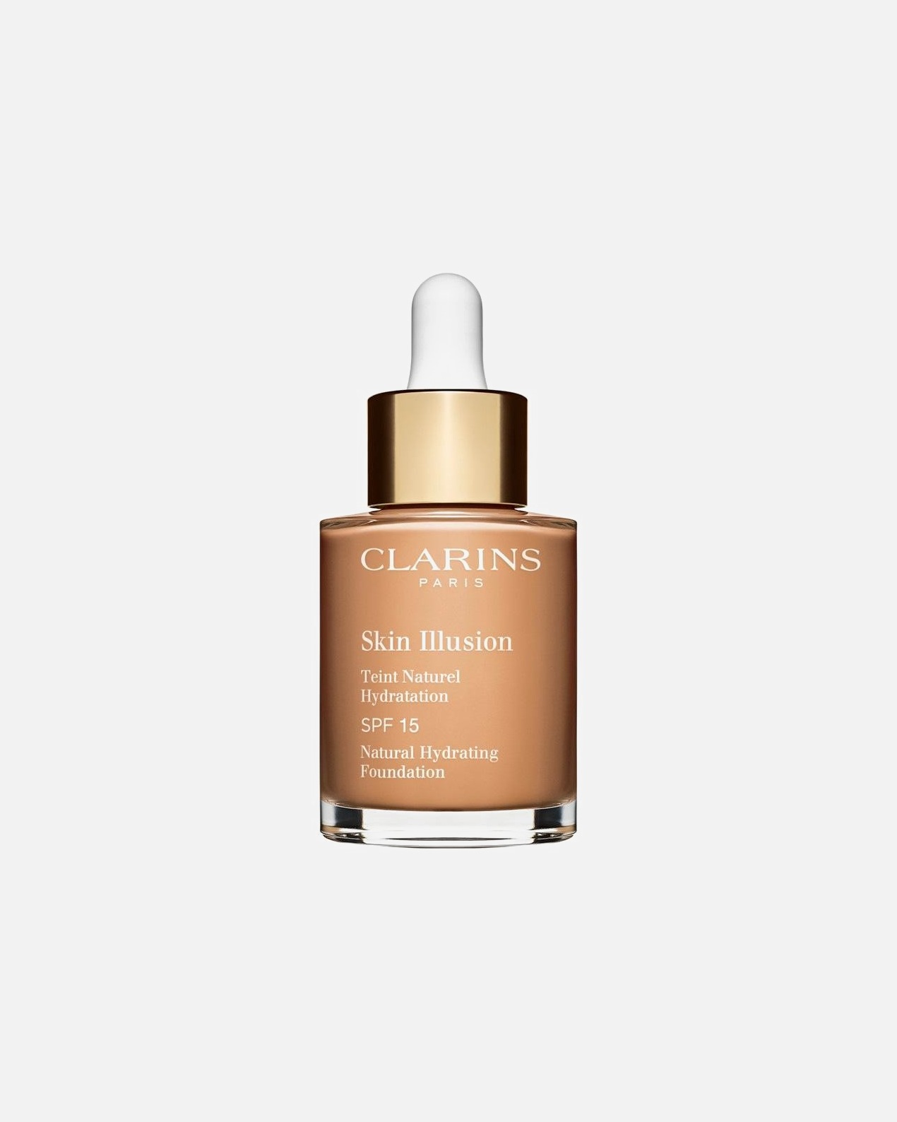 Foundation voor UnisexClarinsSkin Illusion Natural Hydrating Foundation SPF 15108.5 - Cashew